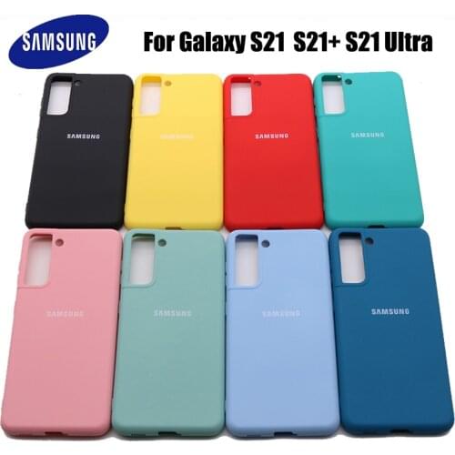 Liquid Silicone Phone Case For Samsung Galaxy S21 S21 Plus S21 Ultra Silky Silicone Cover Soft-Touch Finish Back Protective