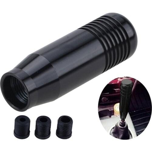 1 PCS Black Universal Car Aluminum Manual Gear Shift Knob Stick Manual Transmission Gearstick Lever Shifter Knob