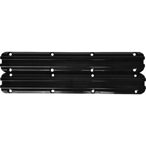 Pair 300mm Kayak Aluminum Slide Track Rails with 16 Screws and nuts DIY Accessories For Kayak Canoes