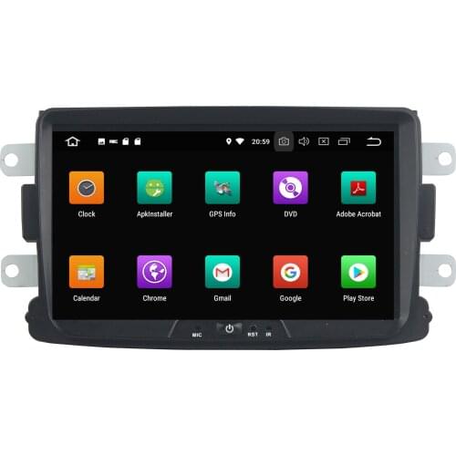 8" PX6 Android 10.0 Car Radio For RENAULT Duster 2014-2016 Deckless Multimedia Player 6 Core Stereo 1 Din DSP Car Audio DVD