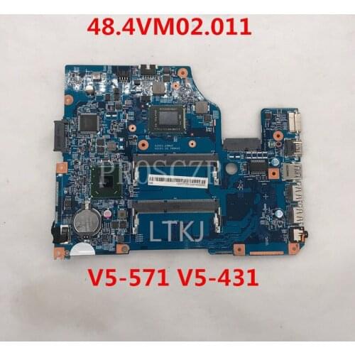 Free shipping For V5-531 V5-471 V5-571 11324-1 48.4VM02.011 Laptop motherboard with SR0FC 967 CPU DDR3 100% full Tested
