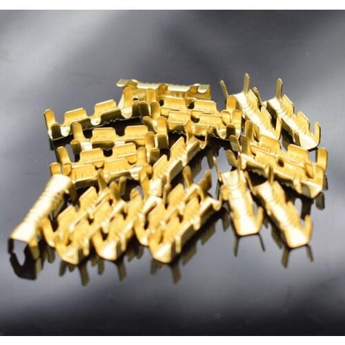 Rapid cold end connector button clasp docking copper wiring terminals Cold-press terminal 0.5 to 1.5