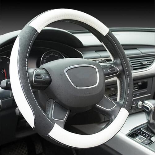 Four Elegant Luxury Car Steering Wheel Cover Trend Odorless Sets 38cm For BMW Audi Mercedes-Benz Ford Honda Toyota Nissan Kia
