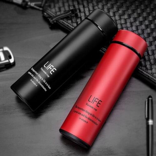 500ml 304 Stainless Steel Vacuum Flask Leak-proof Coffee Tea Thermos portable Sport Travel Mug Thermocup for office school
