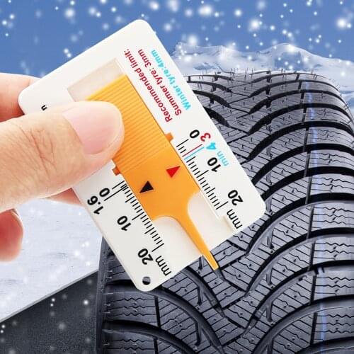 Car Tyre Tire Tread Depth Gauge Meter Measurer Tool for nissan qashqai j11 j10 x trail t32 t31 juke tiida note leaf
