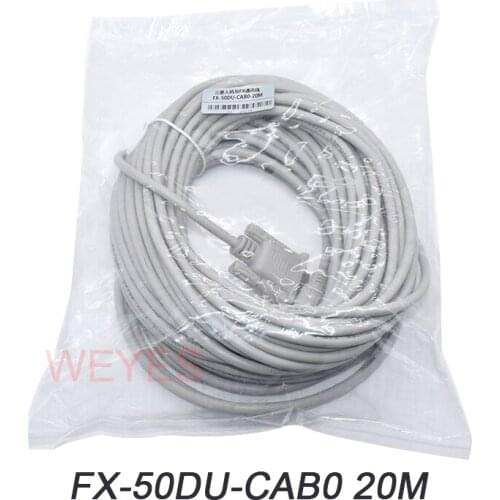 FX-50DU-CAB0 20M Touch Screen Programming Cable For FX0 FX2n FX1N F940 F930 PLC GOT-F940 GOT-F900 HMI GS2107 GT15 GT11