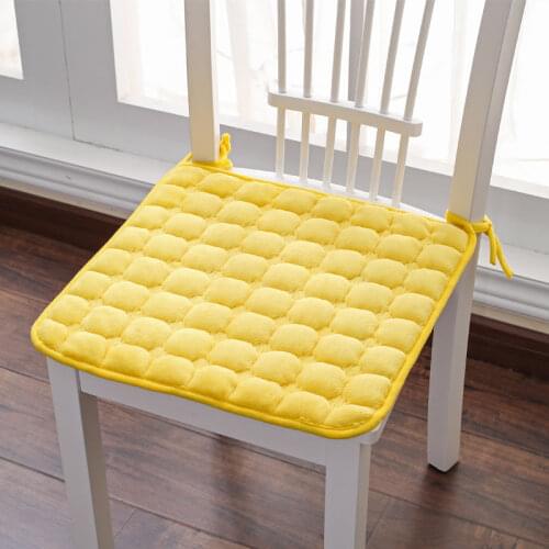Plaid Pattern Dining Room Chair Cushion Buttocks Seat Pad Comfortable Sitting Pillow For Home Decor Non-slip Sofa Seat Cushion