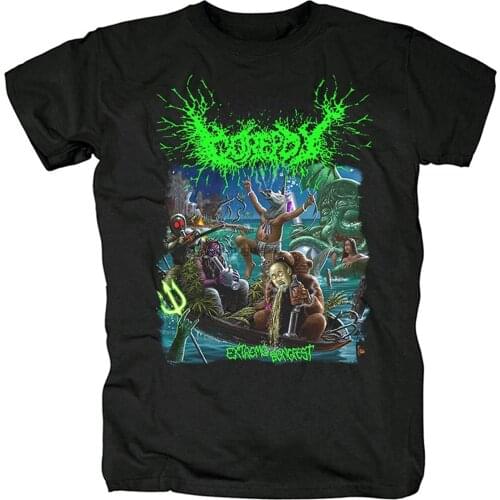 Mens TShirt Short Sleeve Shirt Gorepot Rock Tee Women Hiphop Shirts(1)