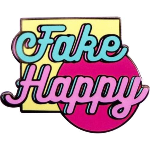 Paramore (Fake Happy) Soft Pastel Enamel Pin
