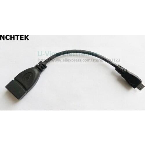 NCHTEK Host OTG Cable Micro 5pin USB Male to USB Female Adapter Cable About 12CM/Free Shipping/5PCS