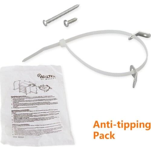 Nylon string with metal bracket and fix screws Easy To Use and Replace Furniture Anti Tip strap/belt Kit