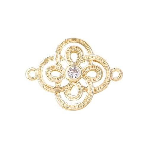 Factory Wholesale Gold Color Brass Square Charms Pendants Necklace and Bracelet Earring Diy Jewelry Making Supplies Accessories