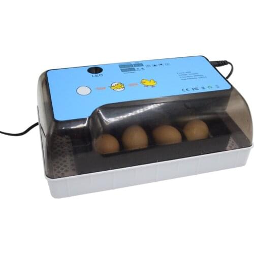 Household Incubator Full Automatic Egg-Turner 12 Eggs Brooder With LED Testing Function Automatic Eggs Turner, Easy To Operate