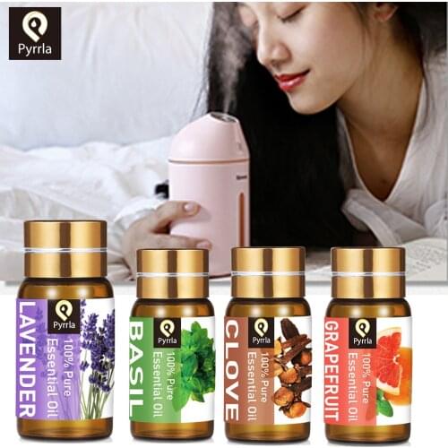 Pyrrla 5ml Aromatherapy Pure Essential Oil Lavender Ylang Grapefruit Vanilla Essential Oils Massage Humidifier Relieve Stress