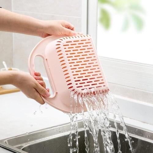 2020Hot Foldable Kitchen Drain Basket Sink Storage Rack Wash Fruit Colanders Drainer Basin Vegetables Drain Sieve Food Washing