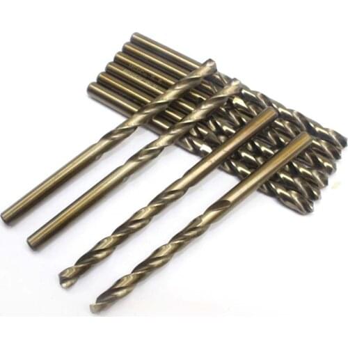 10pcs M35 5.6mm special stainless steel metal reamer bit Twist drill straight shank high speed steel containing cobalt