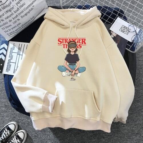 Stranger Things Season 3 Hoodie men/women Harajuku Sweatshirts funny Kawaii Korean Oversized Hooded male hoodies Hip Hop 90s