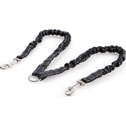 Pet Supplies One Drag Two Belt Dog Seat Leash Traction Belts Cushioning Elastic Reflective Safety Rope Traction Rope Dog