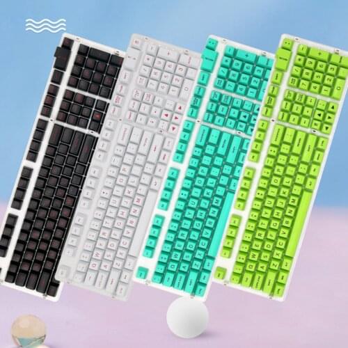108Pcs Universal Key Caps Bright Color Backlit Keycaps for Mechanical Keyboard Replacement Key Cap Keycaps Keyboards Accessory