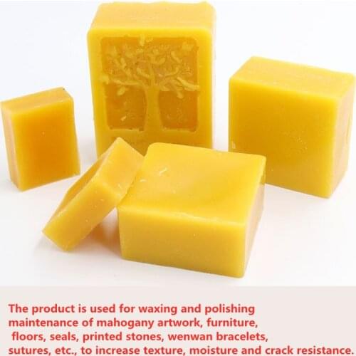 10Pcs Beeswax Pure Natural Wood Furniture Floor Polishing Machine tools Wood Care Wax Leather Maintenance Waxing Home Gadget