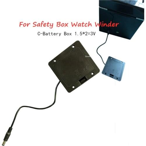 3V Safety Box Watch Winder Battery Pack For D/C-Battery case 1.5V*2 Automatic chain watch accessories