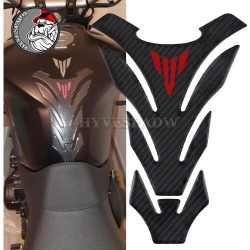 3D Carbon Fiber Motorcycle Fuel Tank Pad Cover Protector for YAMAHA MT01 MT03 MT07 MT09 MT10 MT 01 03 07 09 10 Decal Stickers