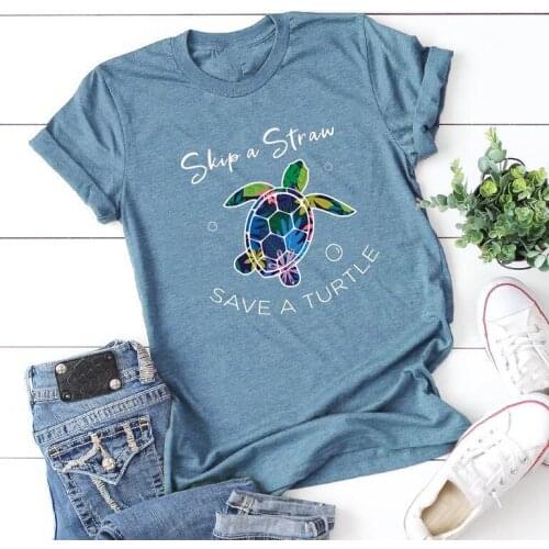 2021 Women Casual Tshirts Summer Colorful Tortoise Letters Print Short Sleeve Oneck Fashion Tees Female Loose Tops Clothes