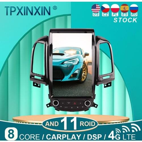 For Hyundai Santa Fe 2006-2013 Android 11 Car Stereo Radio with Screen Tesla Radio Player Car GPS Navigation Head Unit