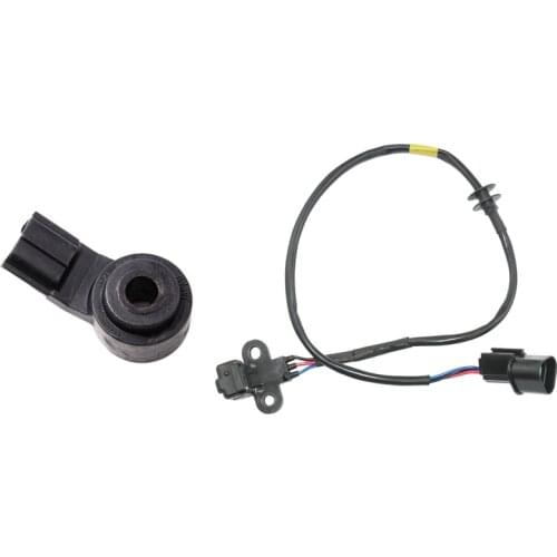1 Pcs Engine Knock Sensor & 1 Pcs Car Crankshaft Position Sensor for Mitsubishi