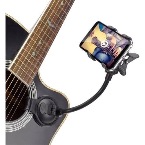 Phone Holder Stand for Guitar Street Singing lyrics Song Sucker Suction Cups Musicians Guitar Stand Mobile Car Support Holder