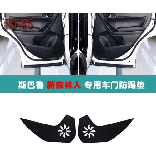 For Subaru forester 4pcs Car Inside Door Cover Pad Scratch Protection Anti Kick Pad Car Interior