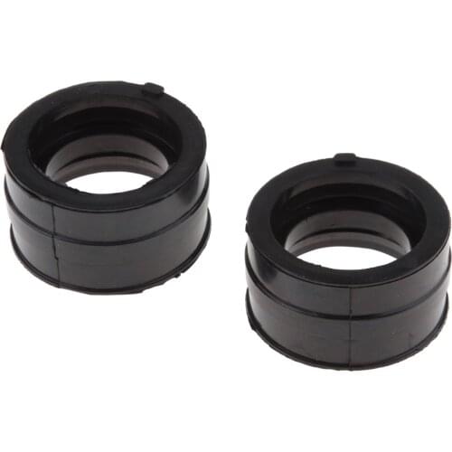 2pcs Carburetor Holder Intake Manifold Adaptor Flange for Kawasaki EJ650 W650 Flachlenker 1999-2006