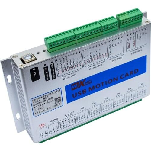 Mach3 Usb Motion Control Card max support 6 Axis linkage 2000KHZ Output pulse Output Breakout Board