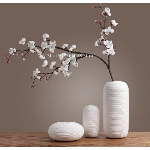 Ceramic Vase Decoration modern simple Japanese Zen style flower drying device Tea House Hotel living room porch decoration