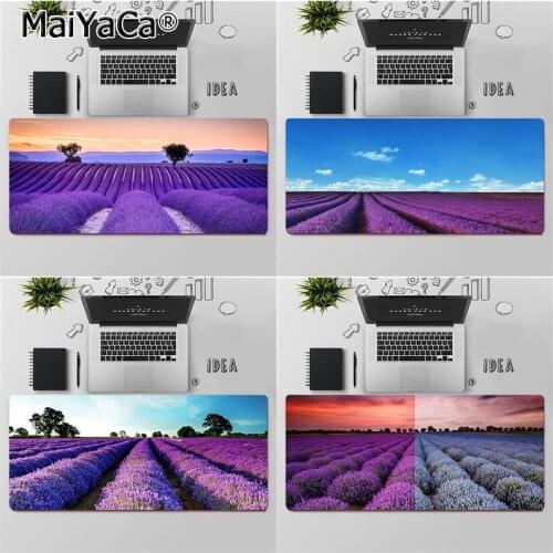 MaiYaCa High Quality purple Lavender Gamer Speed Mice Retail Small Rubber Mousepad Rubber Computer Gaming mousepad