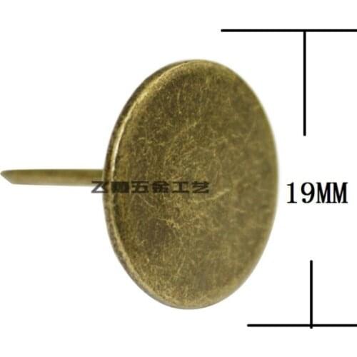 Hardware accessories 19mm*22mm upholstery tacks decorative tacks Decorative Decoration Sofa Nail Round Nail