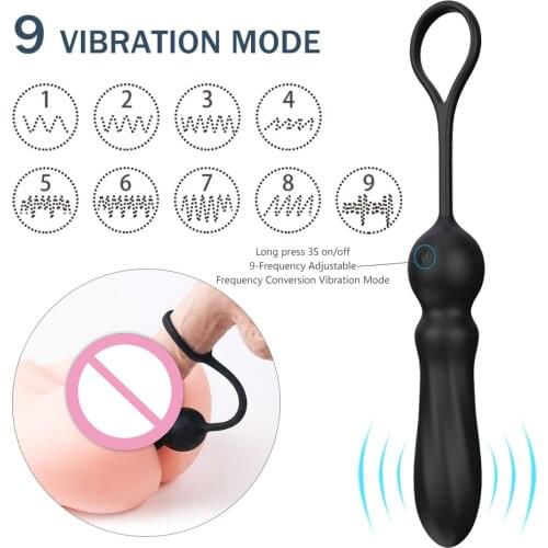 Mini Vibrator Sex Toys Silicone Bullet Waterproof Strong Rally Anal Plug Silicone Adult Products Anal Toy Plug Vibration
