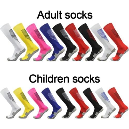 Men/Children Football Socks Anti Slip Running Socks Adult Long Men Cycling Socks Outdoor Breathable Mesh Blood Circulation Socks