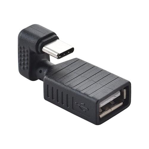 180 Degree Angle USB 3.1 Type C Male to USB2.0 Female Converter USB-C Adapter For Samsung Huawei Smart Phone Portable Connector