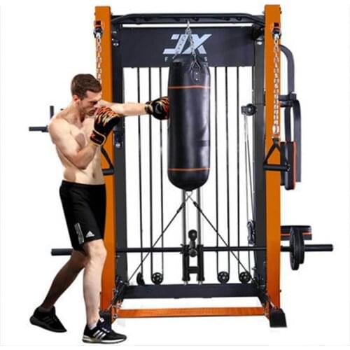 Gantry comprehensive training device fitness equipment household multifunctional strength training equipment combination