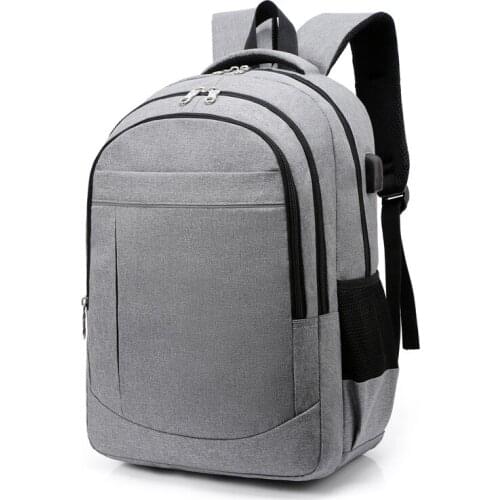 Large Capacity Oxford Backpack Men Laptop 15.6 Inch USB Charging College Style Male Backpacks School Bag for Boys Teen