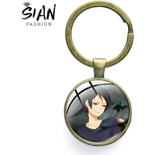 SIAN DuRaRaRa!! Art Picture Keychains DuRaRaRa Celty Sturluson Sonohara Anri Ryugamine Mikado Keyrings Men Women Handbag Jewelry