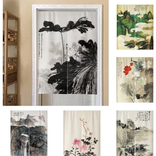 Bedroom Fabric Curtain Kitchen Partition Curtain Shelter Door Curtain Home Decoration Half Panel Curtain Blackout Curtain