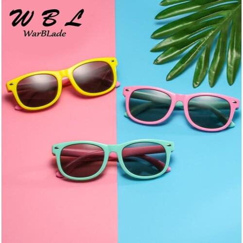 2019 Mirror Kids Sunglasses TR90 Boys Girls Polarized Silicone Safety Sun Glasses Gift For Children Baby UV400 Gafas