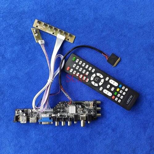 1366*768 Kit For BT156GW01/BT156GW02 LED/LCD HDMI-compatible DVB VGA USB AV Display controller board Signal digital LVDS 40-Pin