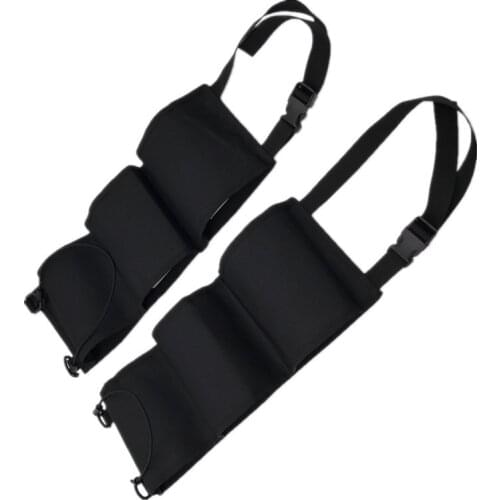 2PCS Car Seat Back Rifle Holder Tactical Gun Case Car Front Seat Back Pocket Hang Bags Rifle Sling Tactical Pouch Holder Rack