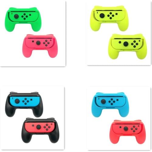 2pcs Nintend Switch Gamepad Grip Handle Joypad Stand Holder Hand Grip For Nintendo Switch Joy-Con Game Console Accessories