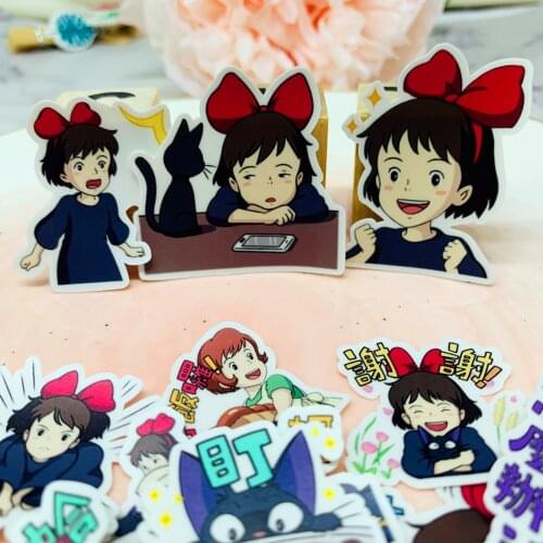 40pcs cute cartoon Kids Fun Paper Stickers Homemade Bookkeeping Decals on Laptop / Decorative scrapbooking / DIY