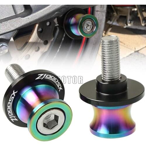 8MM Motorcycle Stainless Steel Swingarm Sliders Stand Screws Swing Arm Protector For Kawasaki Z1000SX 2014 2015 Z 1000 Z1000 SX