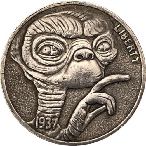 American Morgan Hobo Coin Alien Coin UFO Coin Gift Souvenir